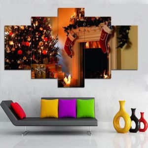 friends for good moments עיצוב בית ואביזרים  5 Cascade Wall  Combination Painting Picture Home Decoration Without Frame Including Installation