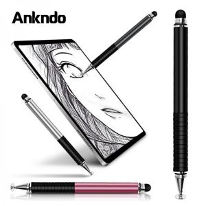 Universal 2 in 1 Stylus Drawing Tablet Pens Capacitive Screen Caneta Touch Pen for Mobile Android Phone Smart Pencil Accessories