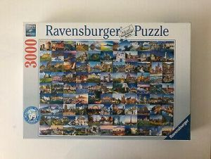 friends for good moments משחקים למשפחה 3000 Pieces Jigsaw Puzzle Ravensburger 99 Beautiful Places In Europe Rare Puzzle