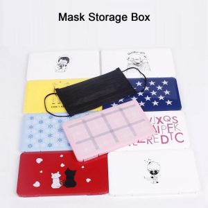 friends for good moments אקססוריז New Mask Storage Box Creative Mask Packaging Box Non woven Plastic Box Easy To Carry Disposable Mask Dust Bag Kn95 Storage Box